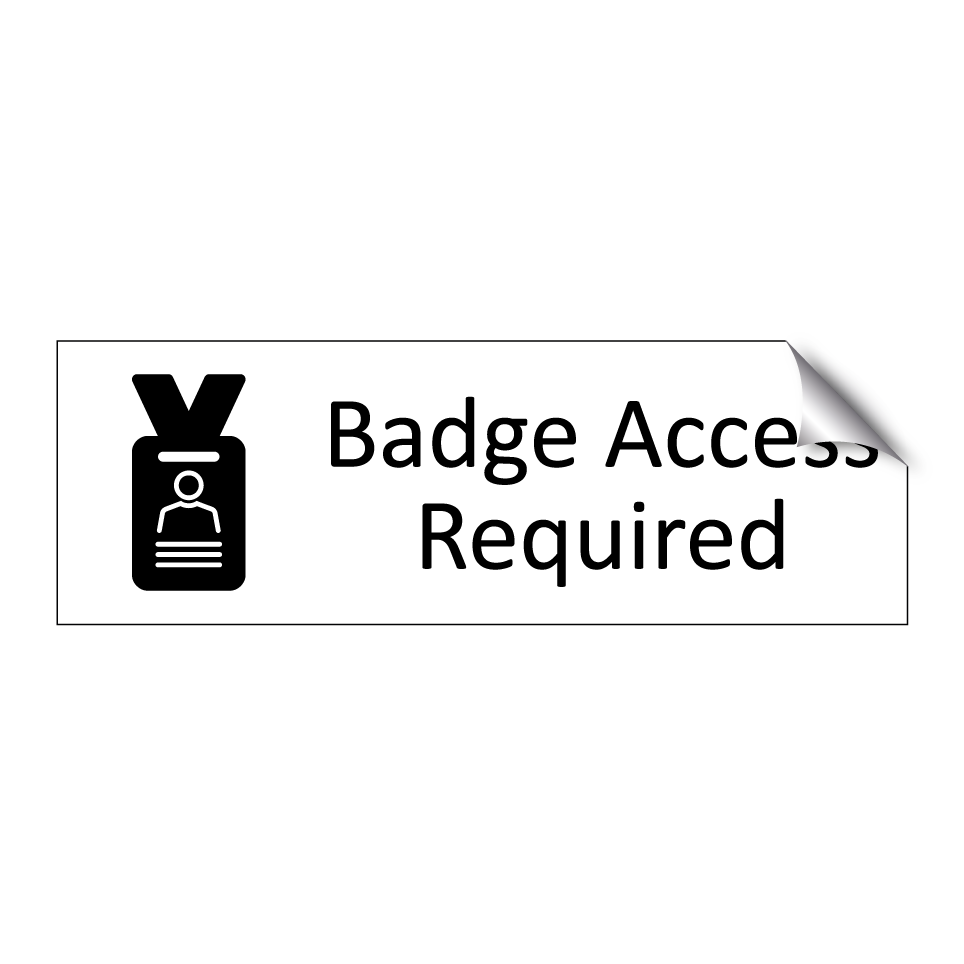 Badge Access Required