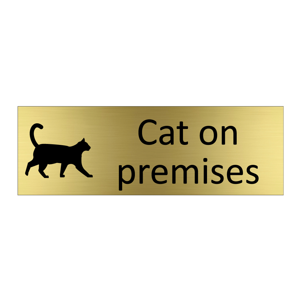 Cat on premises