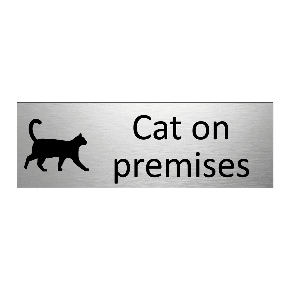 Cat on premises