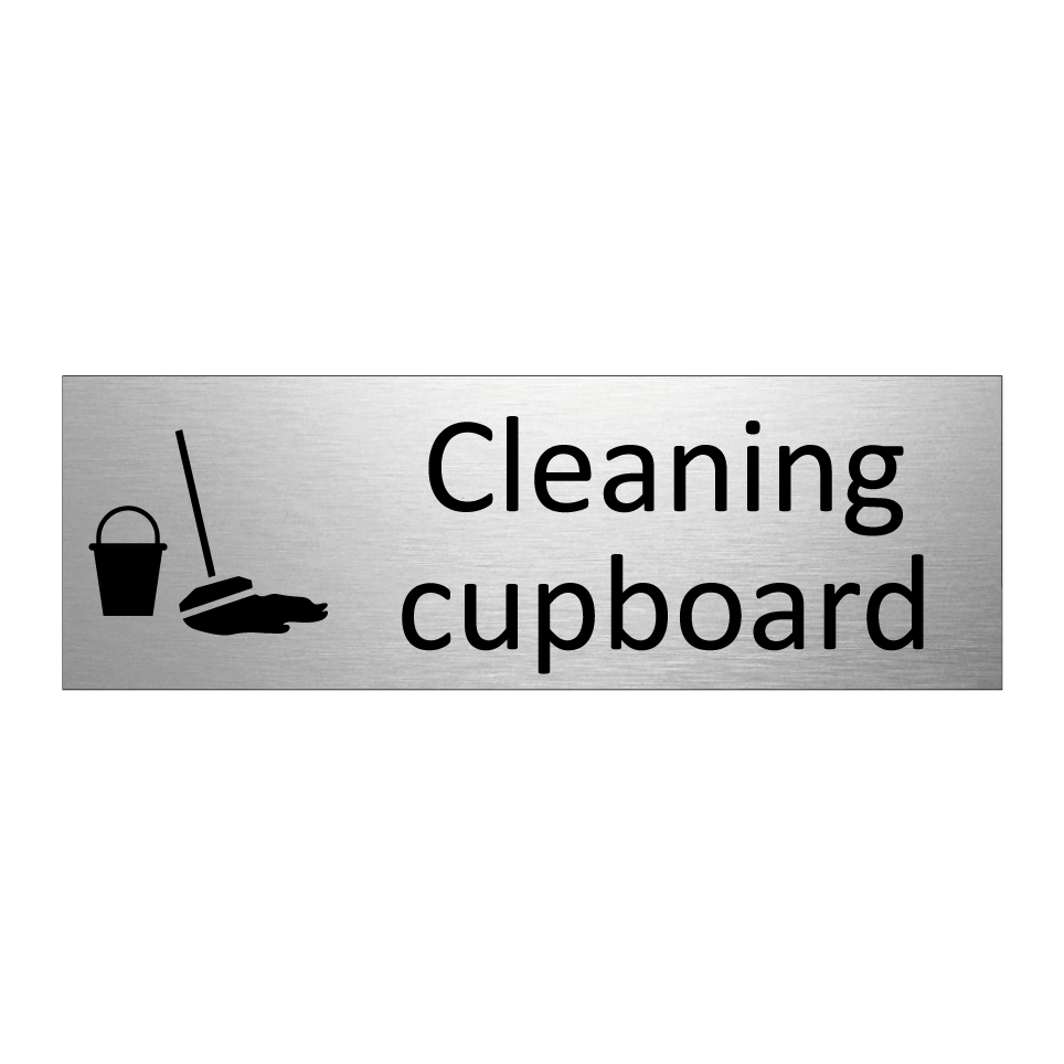 Cleaning cupboard