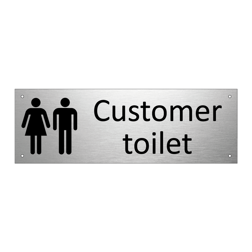 Customer toilet
