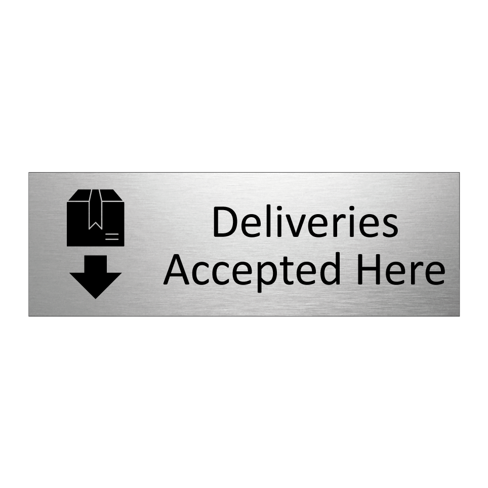 Deliveries Accepted Here