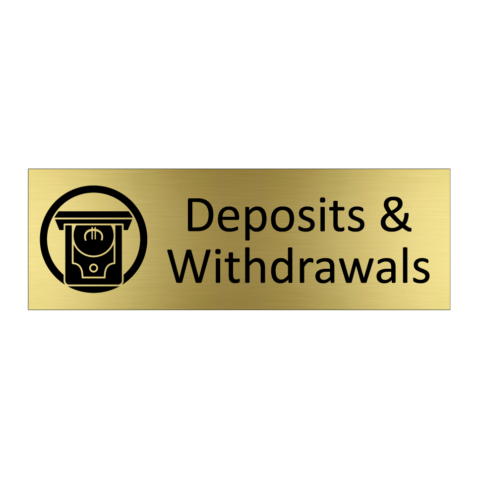 Deposits & Withdrawals