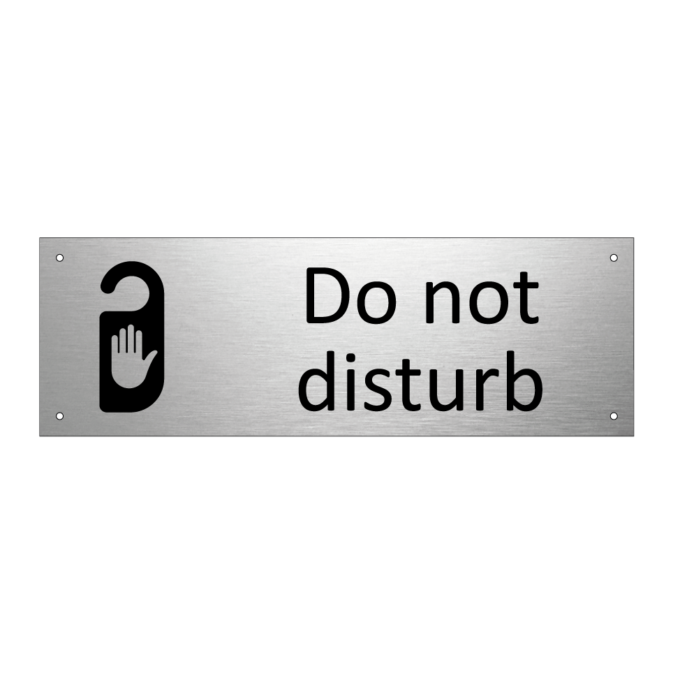 Do not disturb