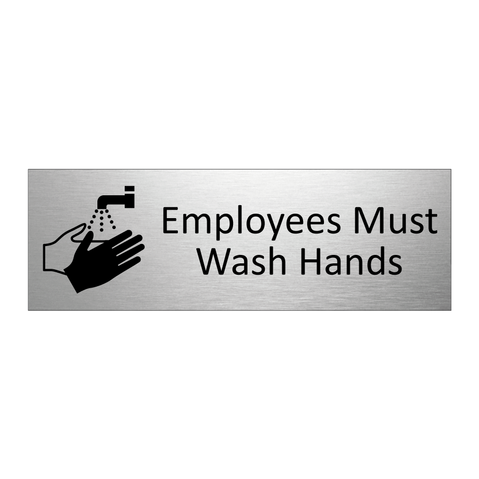 Employees Must Wash Hands