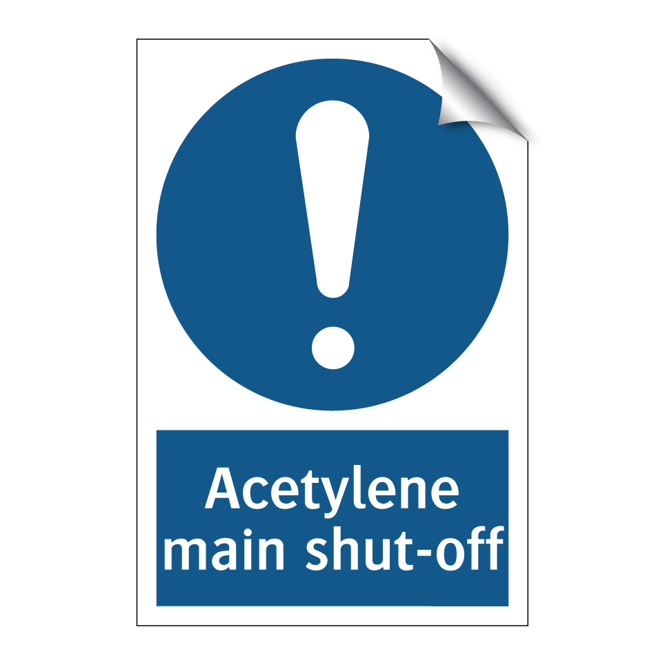 Acetylene main shut-off
