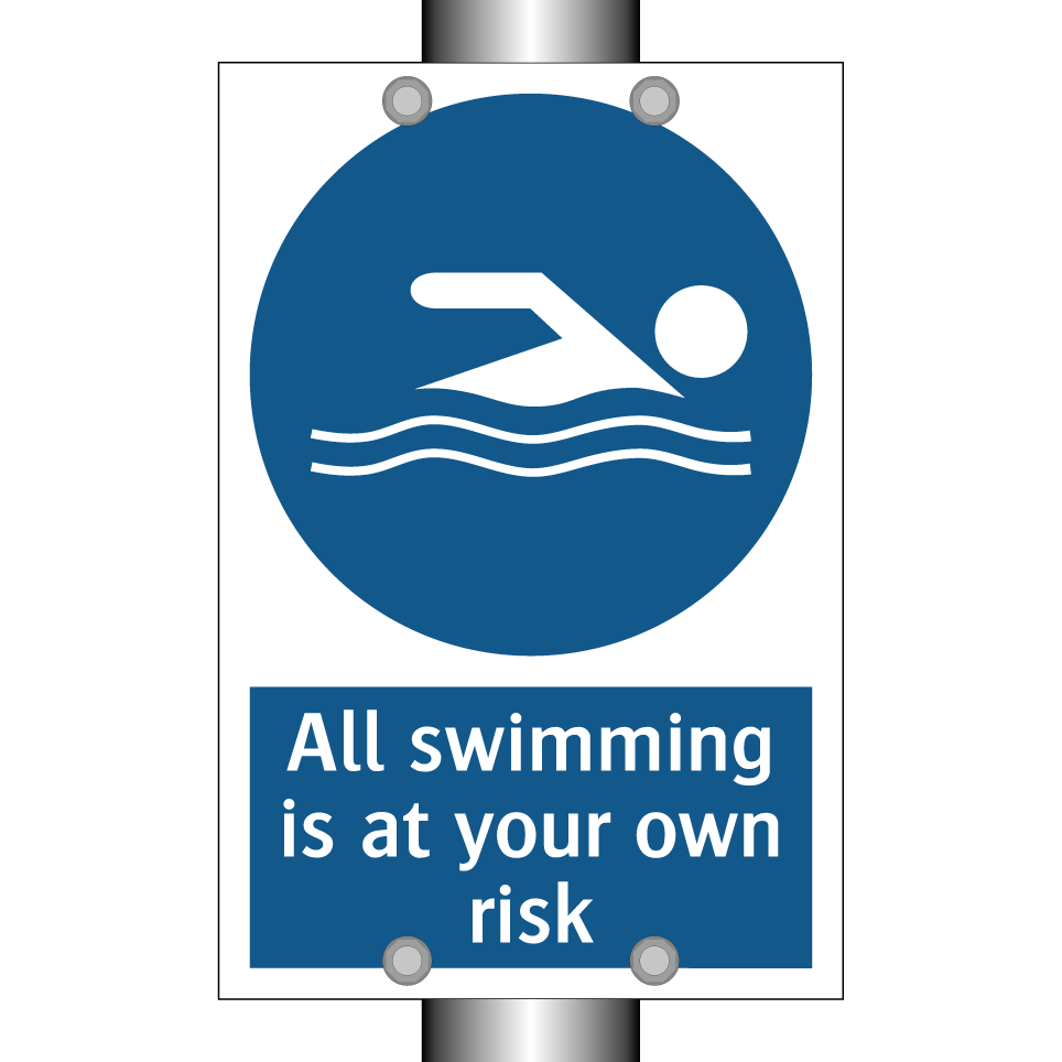 All swimming is at your own risk