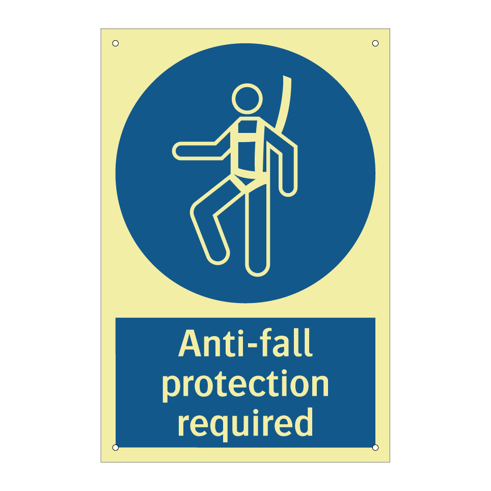 Anti-fall protection required