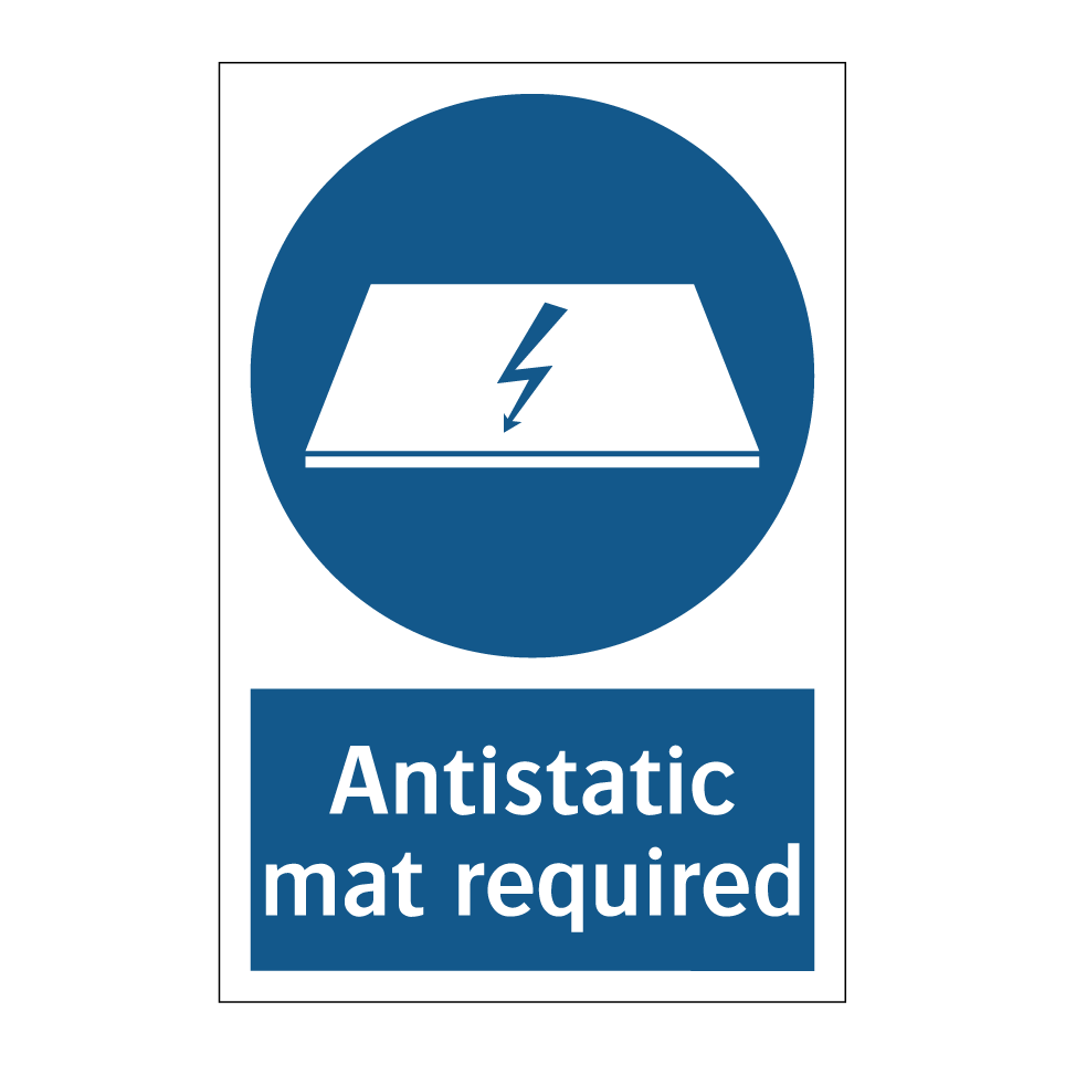 Antistatic mat required
