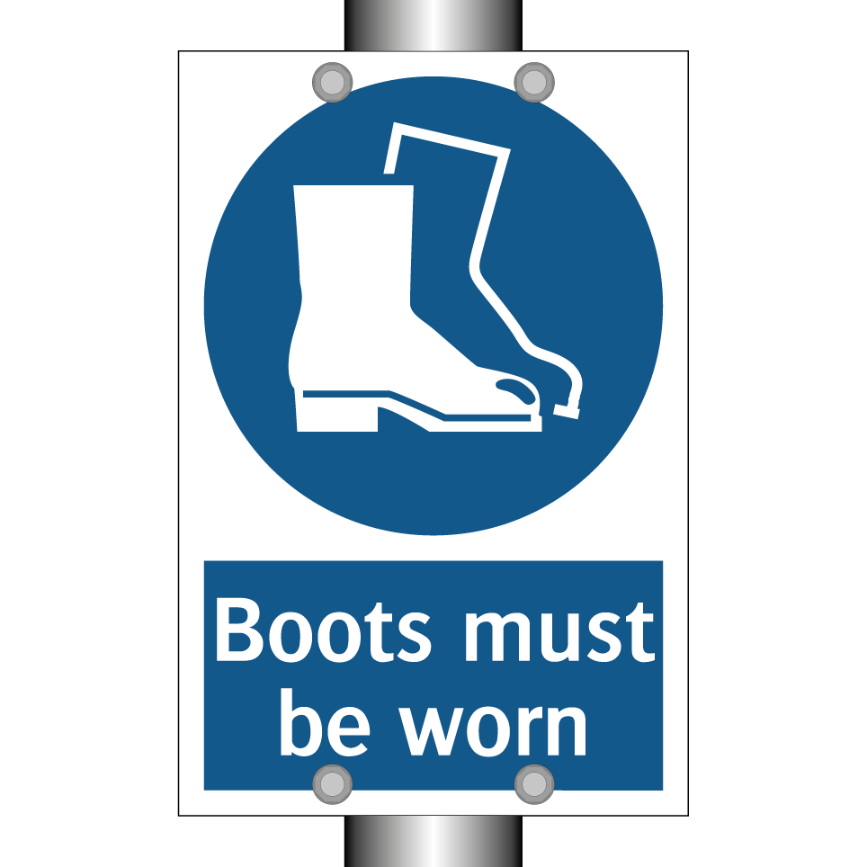 Boots must be worn