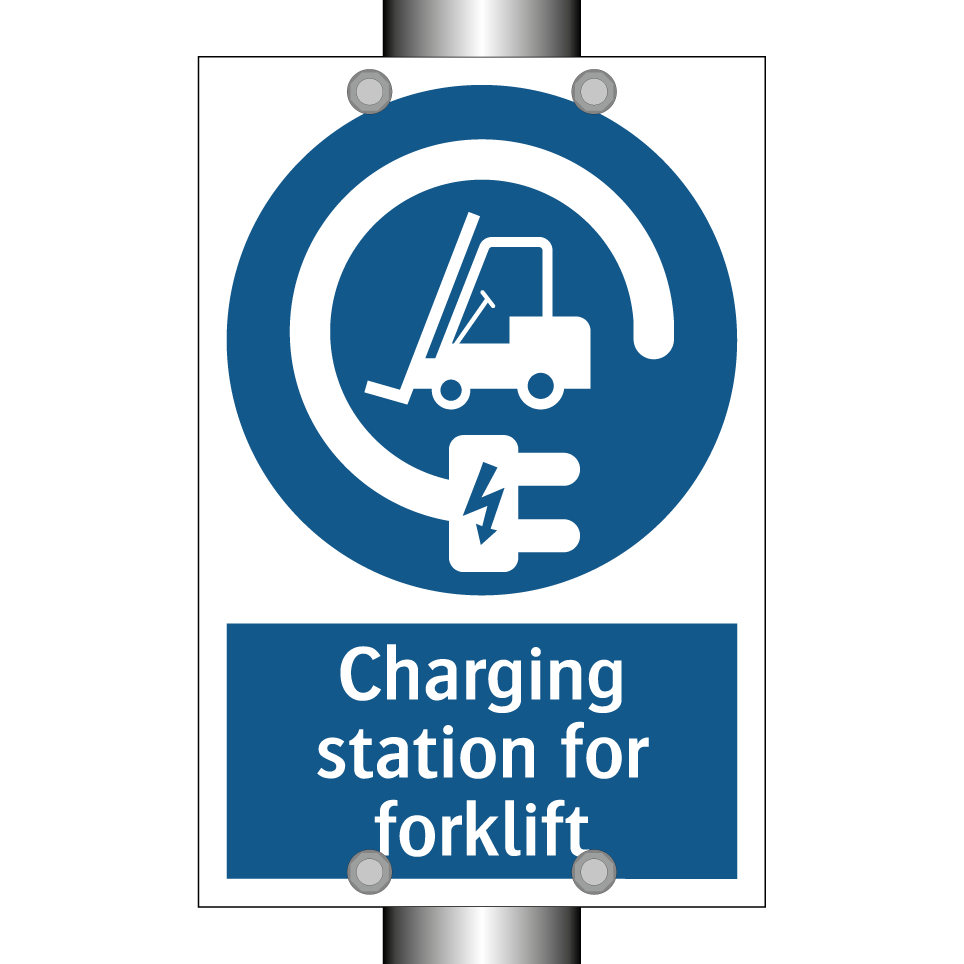 Charging station for forklift
