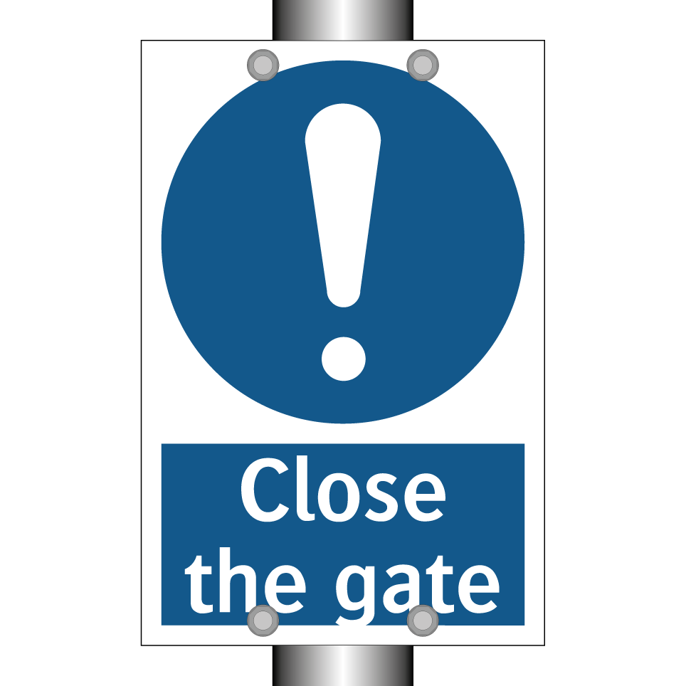 Close the gate