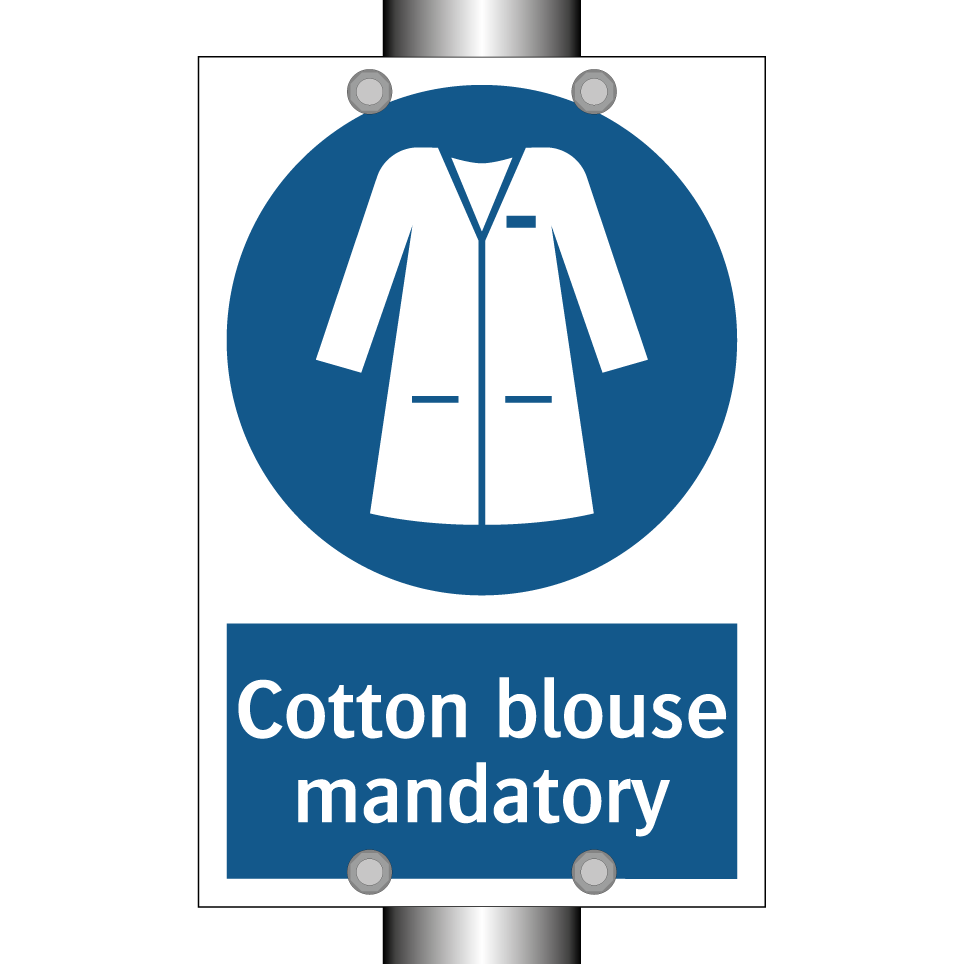 Cotton blouse mandatory