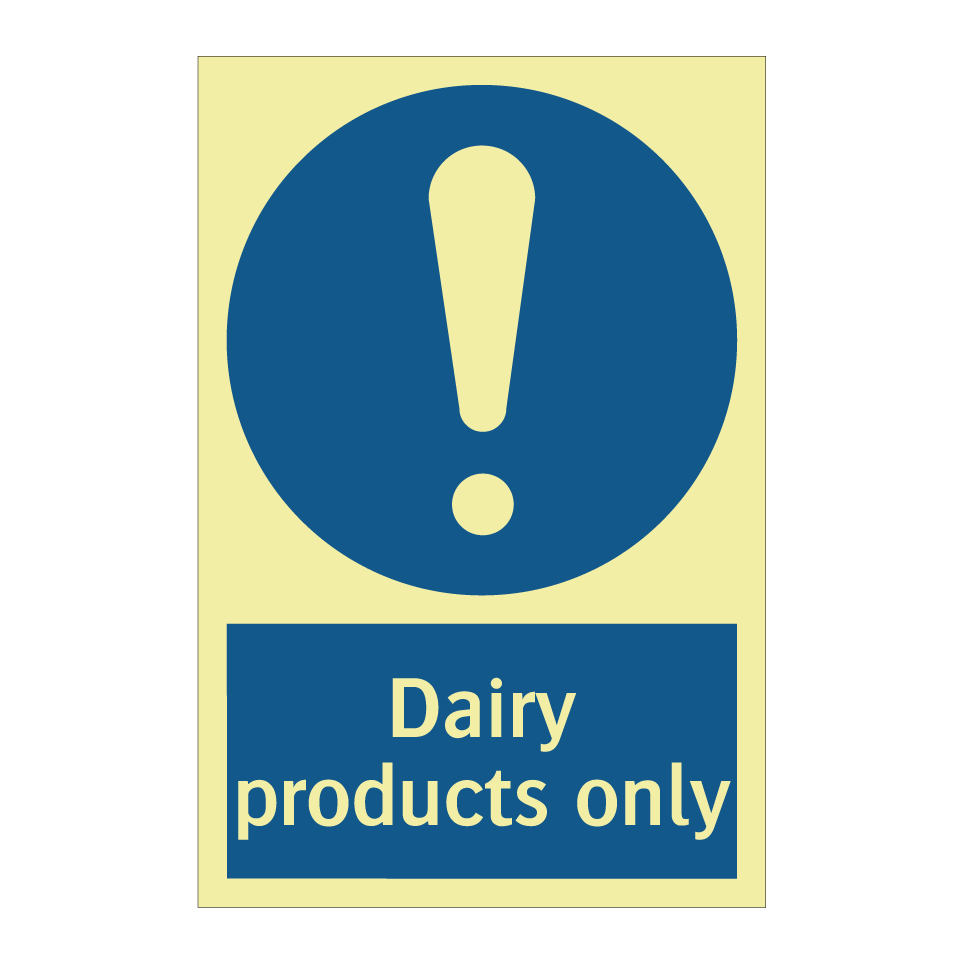Dairy products only