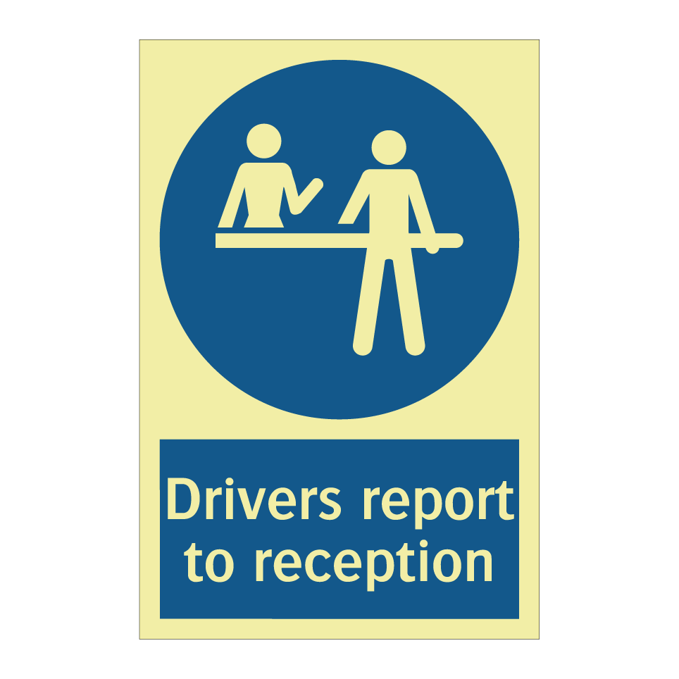 Drivers report to reception