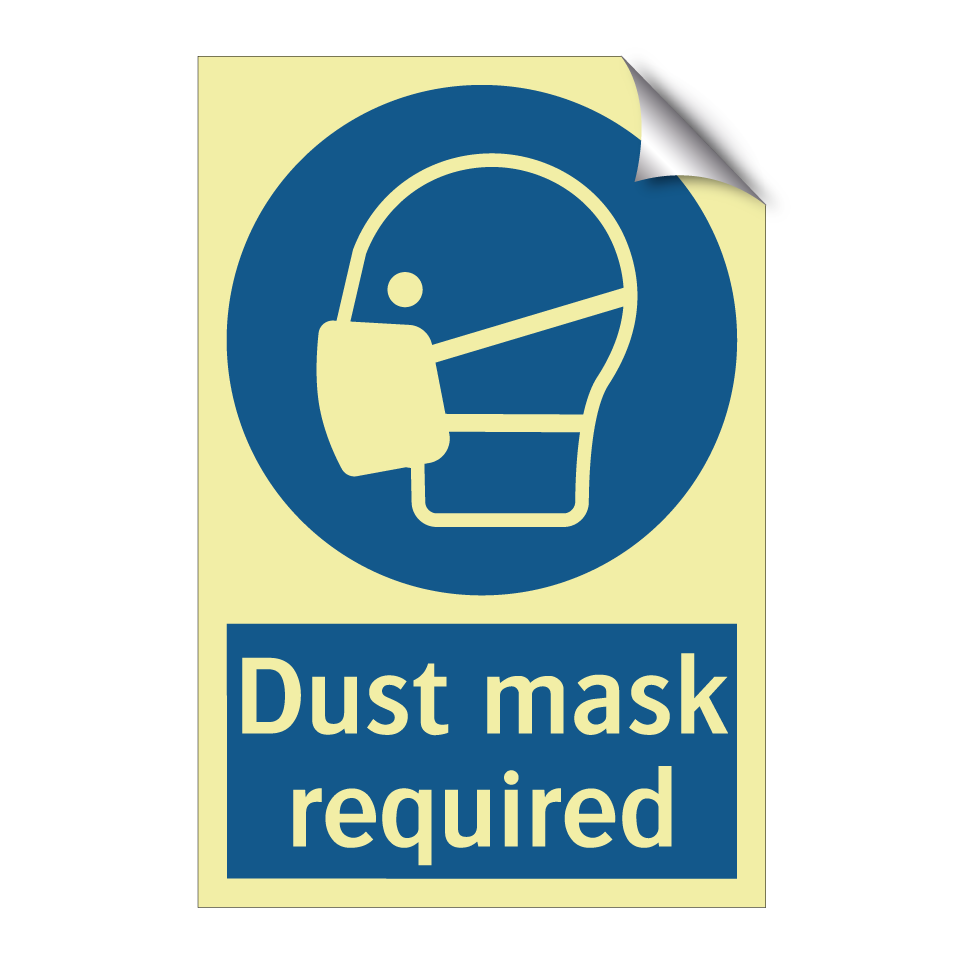 Dust mask required