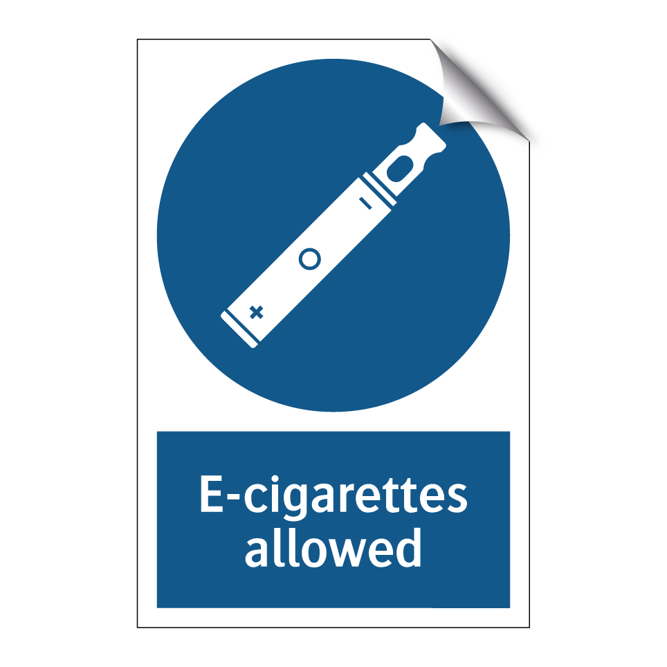 E-cigarettes allowed