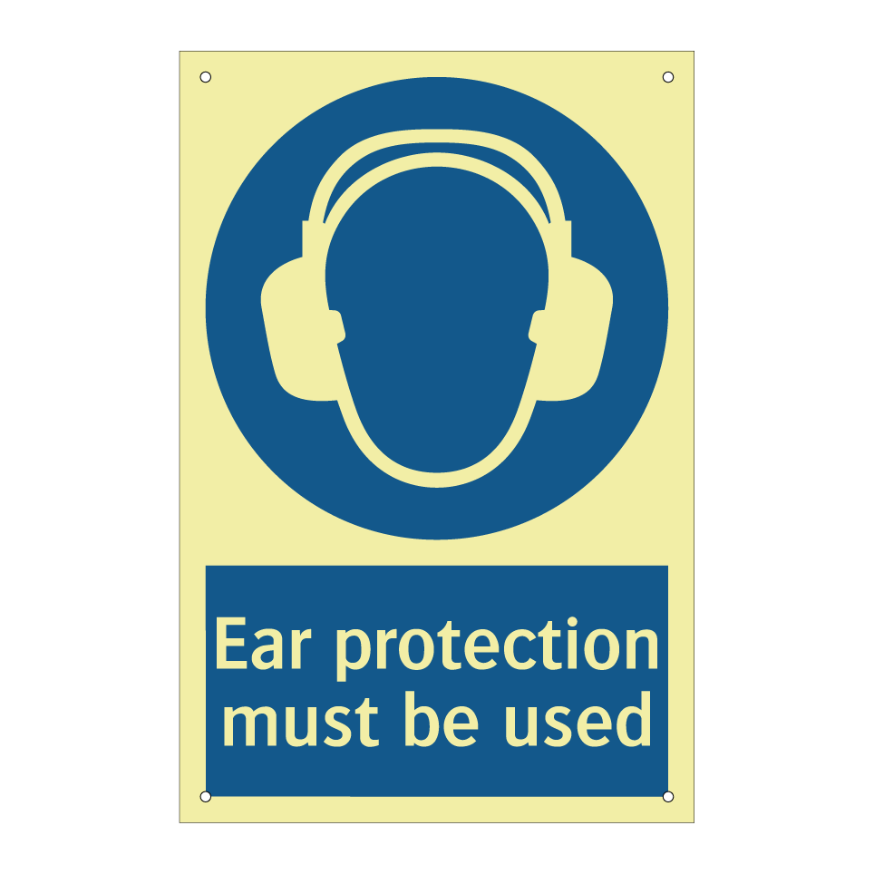 Ear protection must be used