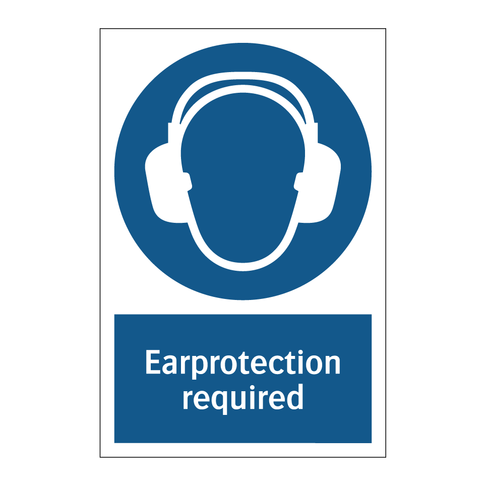 Earprotection required