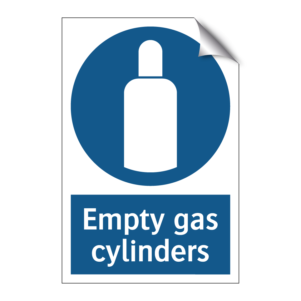 Empty gas cylinders