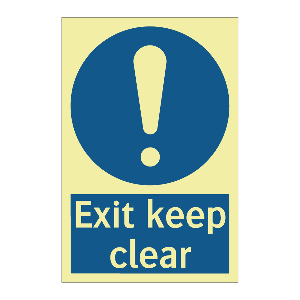 Exit keep clear