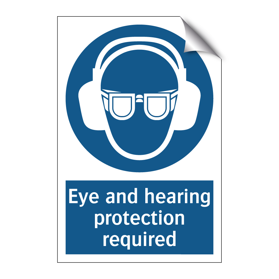 Eye and hearing protection required