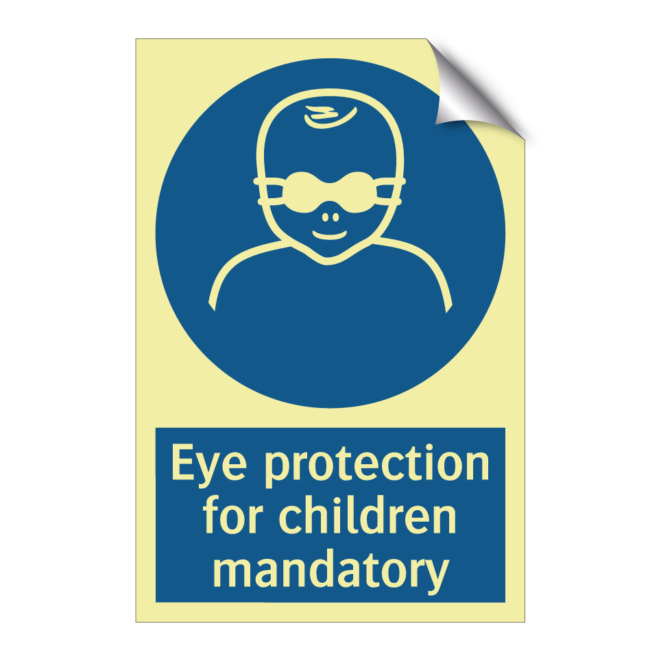 Eye protection for children mandatory