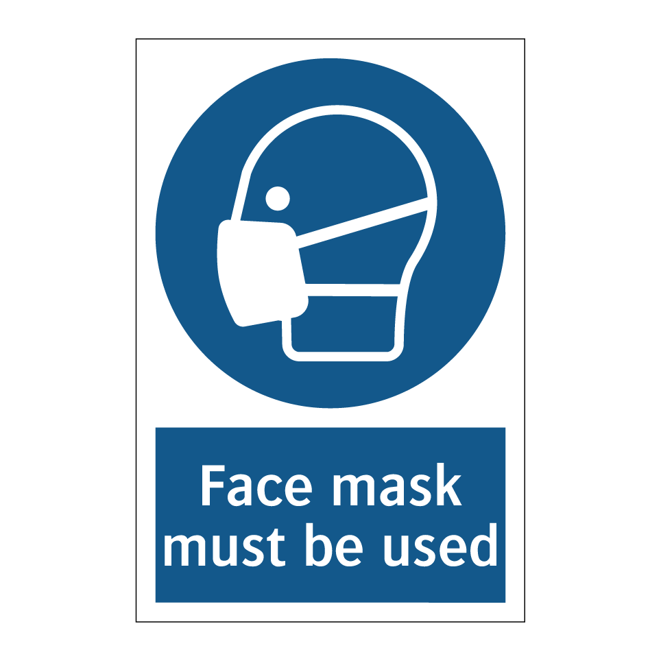 Face mask must be used