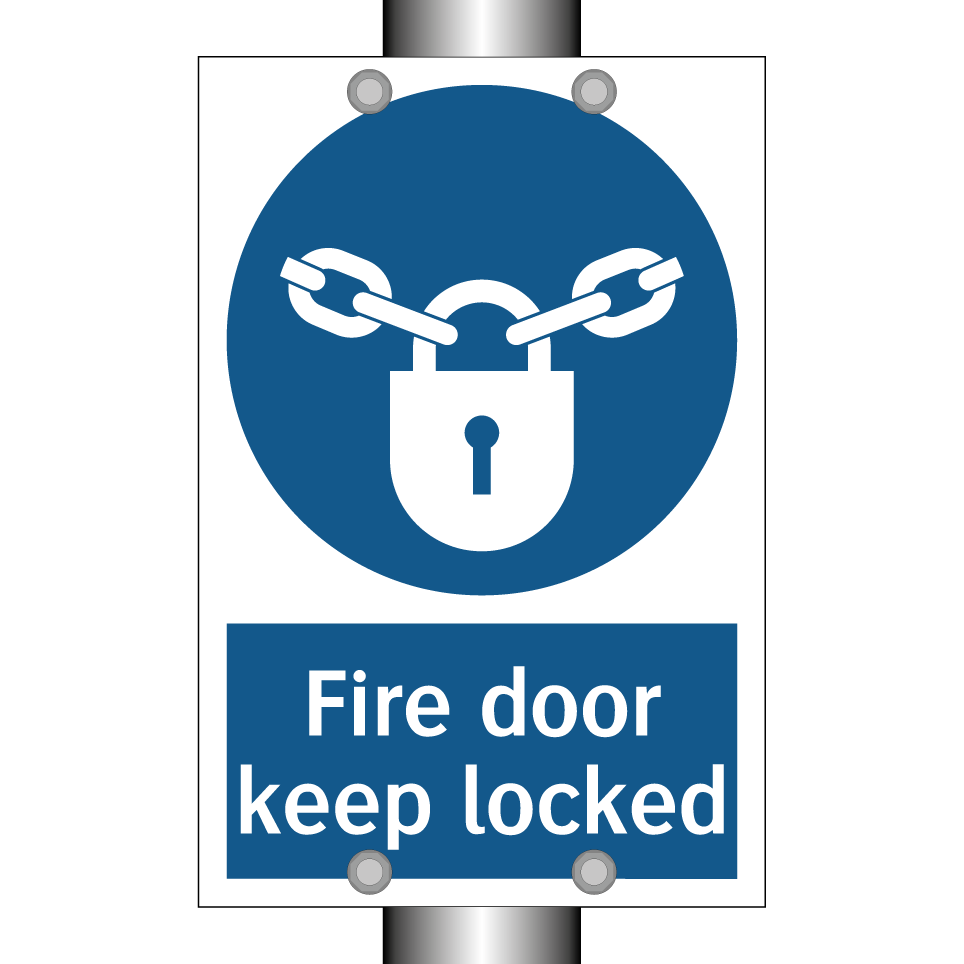 Fire door keep locked