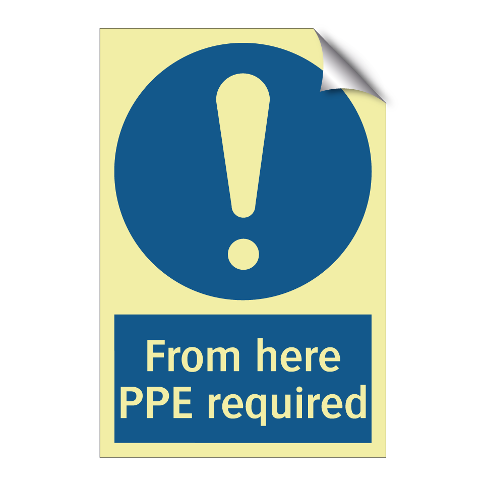 From here PPE required