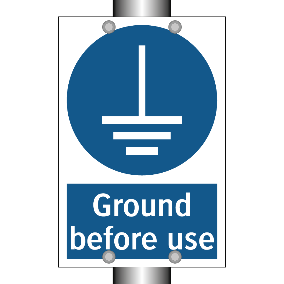 Ground before use