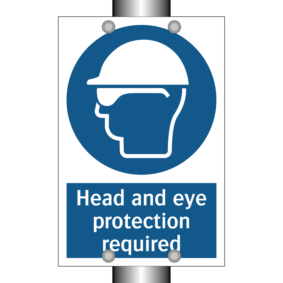 Head and eye protection required