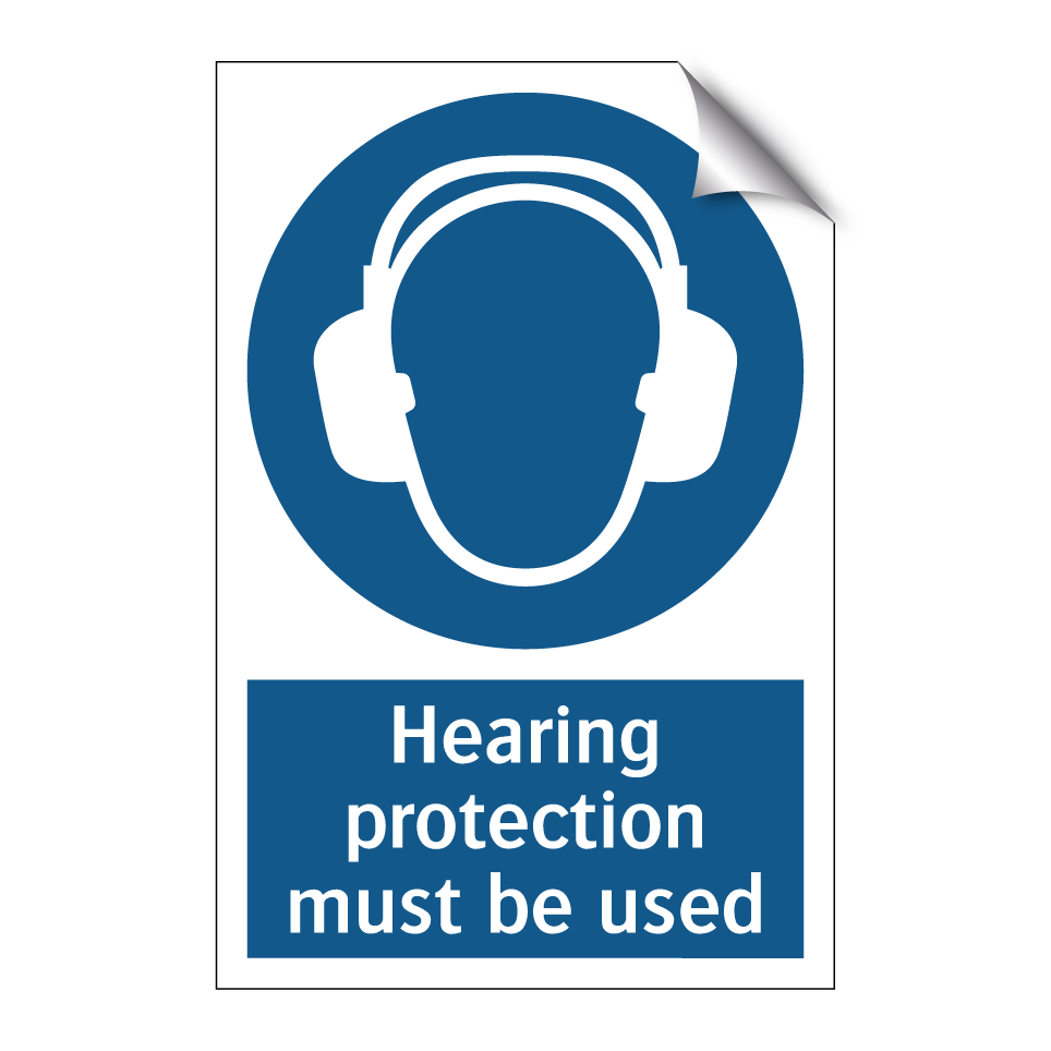 Hearing protection must be used