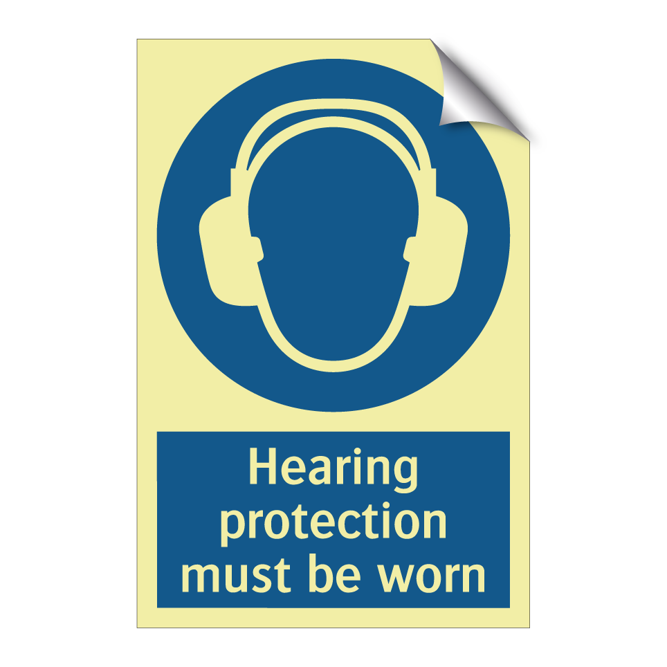 Hearing protection must be worn