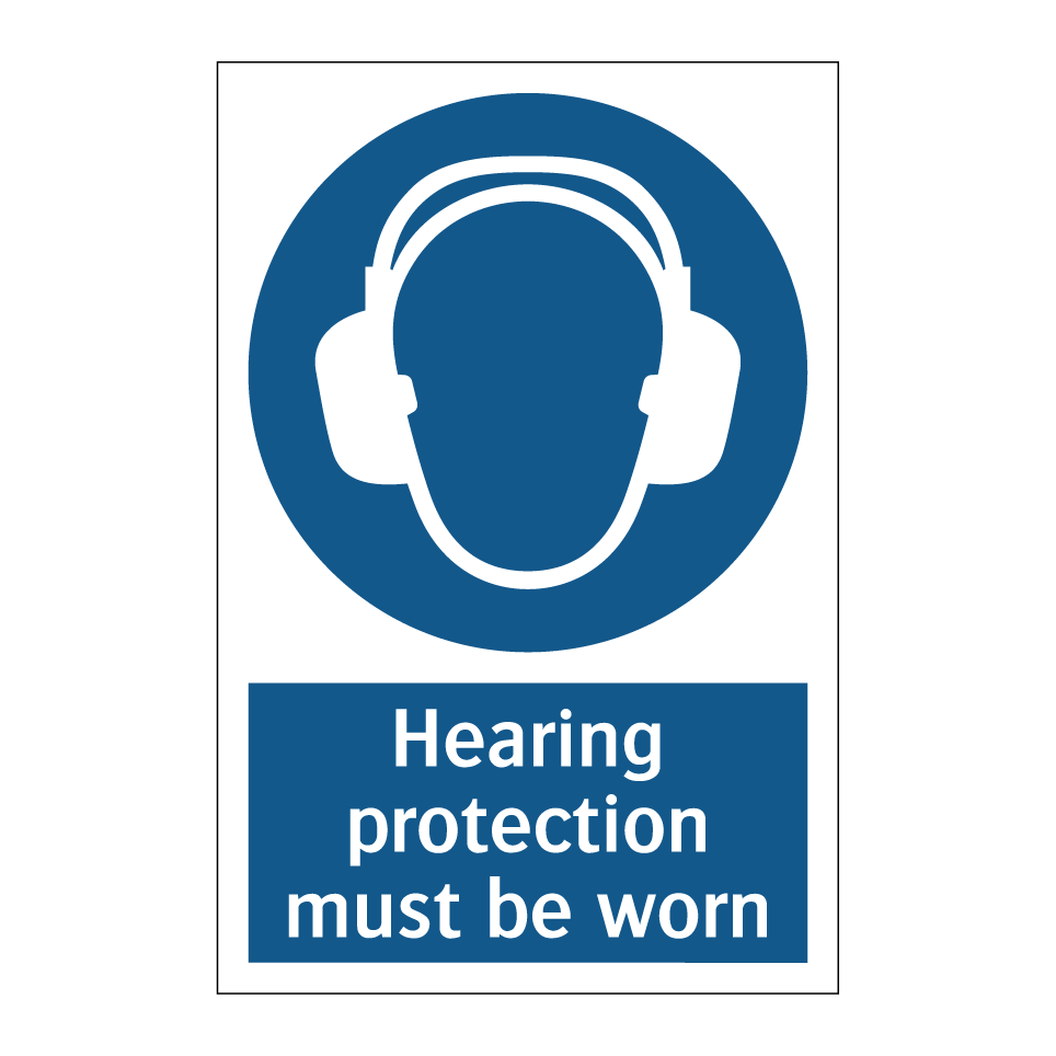 Hearing protection must be worn