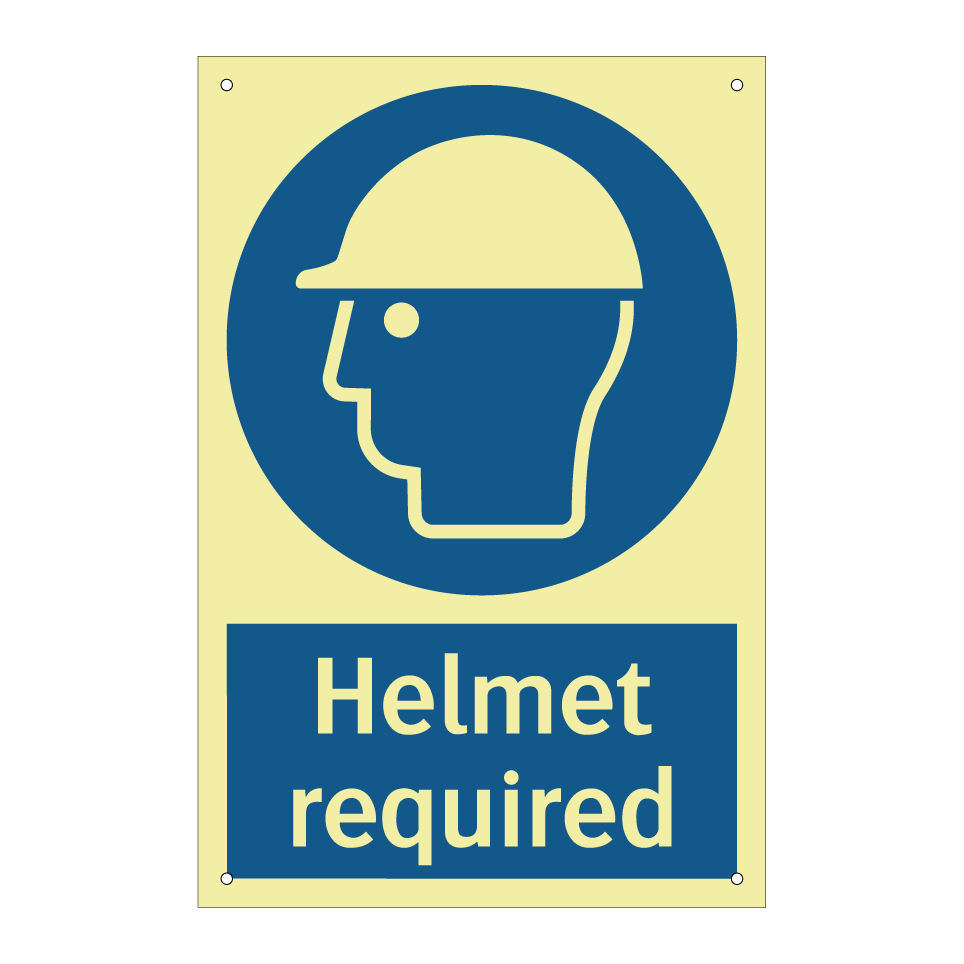 Helmet required