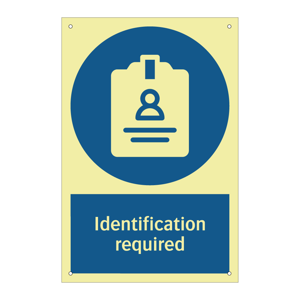 Identification required