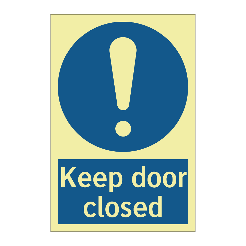 Keep door closed