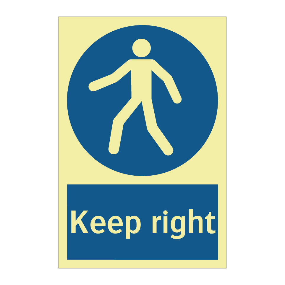 Keep right