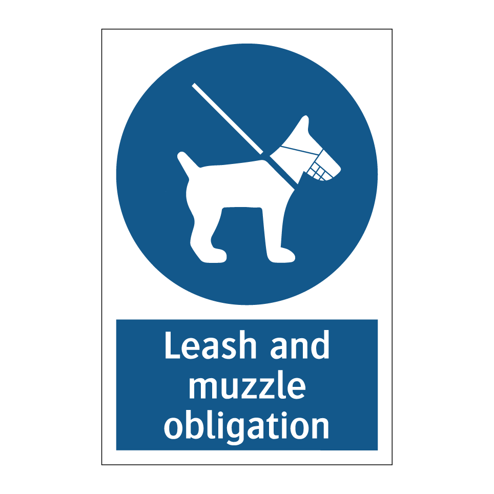 Leash and muzzle obligation