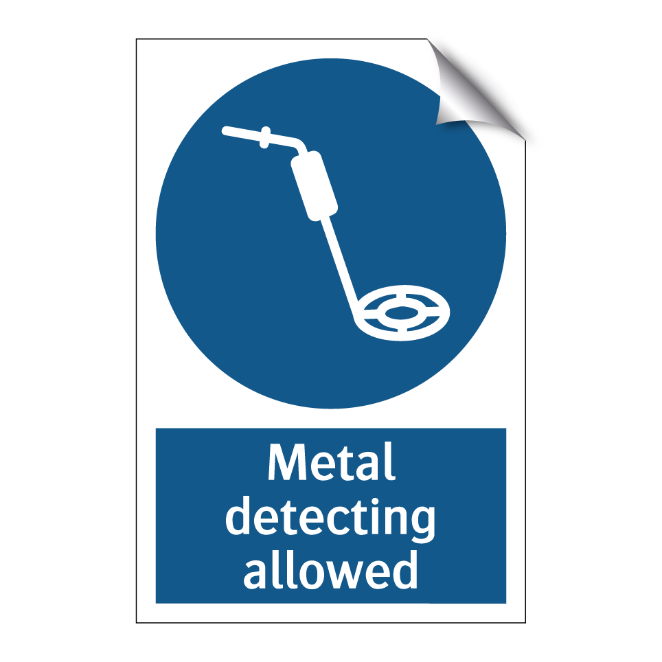 Metal detecting allowed