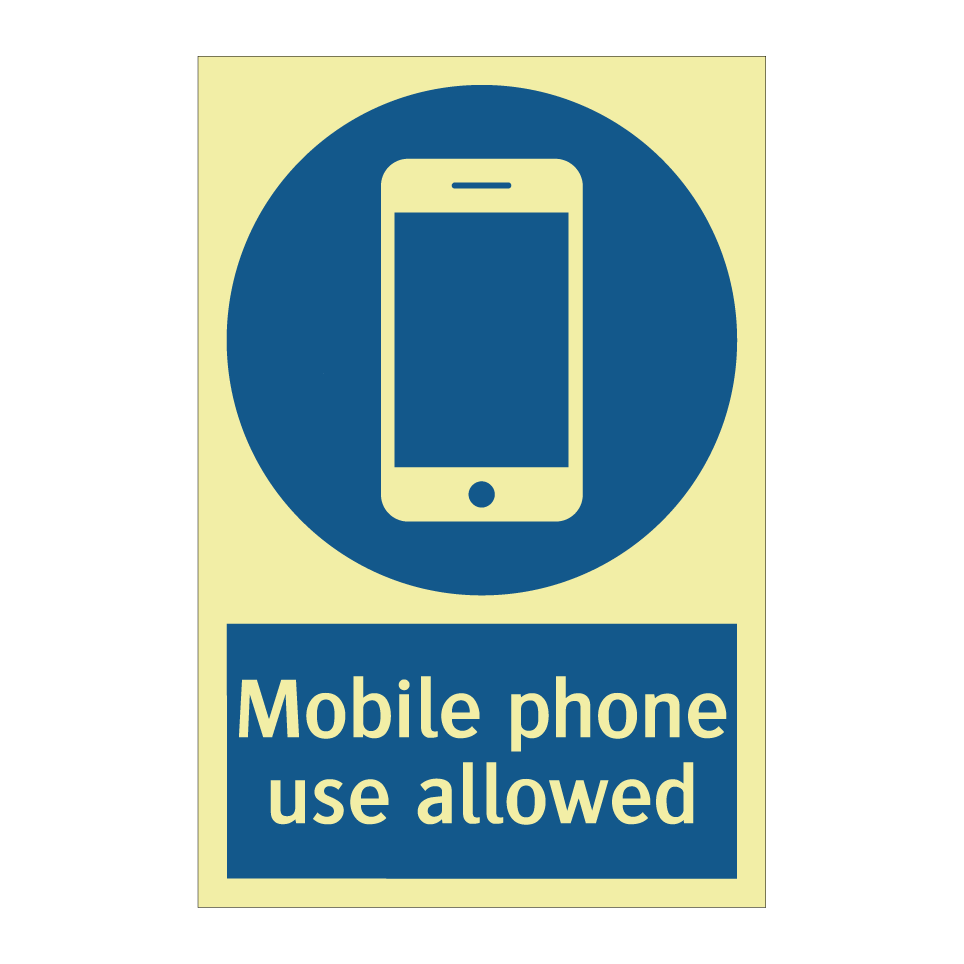 Mobile phone use allowed