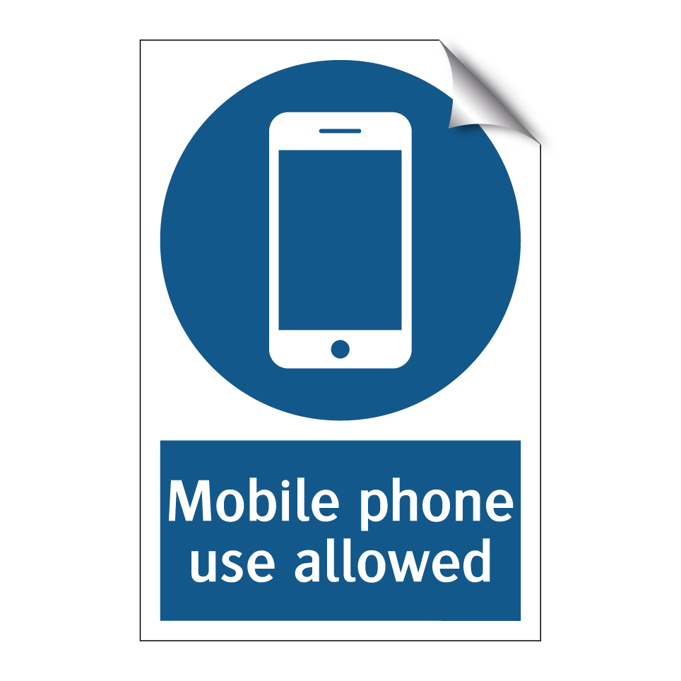 Mobile phone use allowed