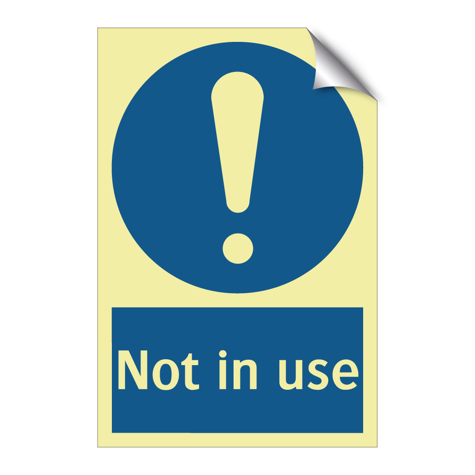 Not in use
