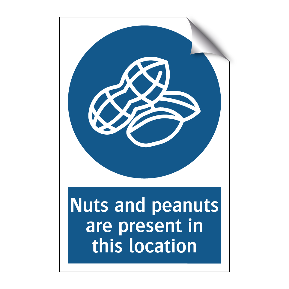 Nuts and peanuts are present in this location