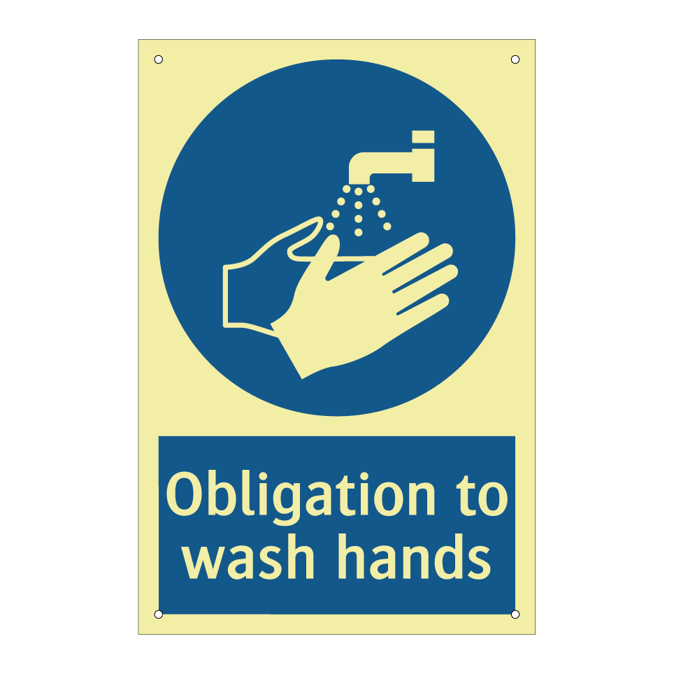 Obligation to wash hands