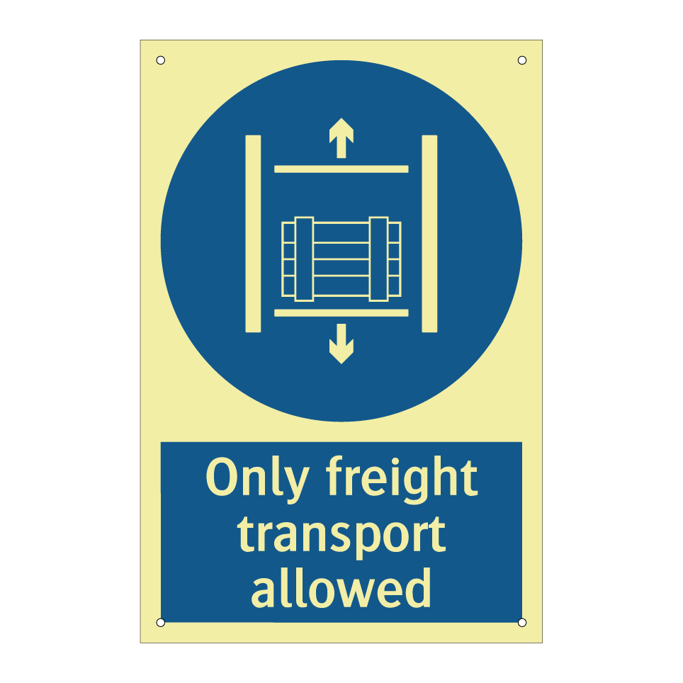 Only freight transport allowed
