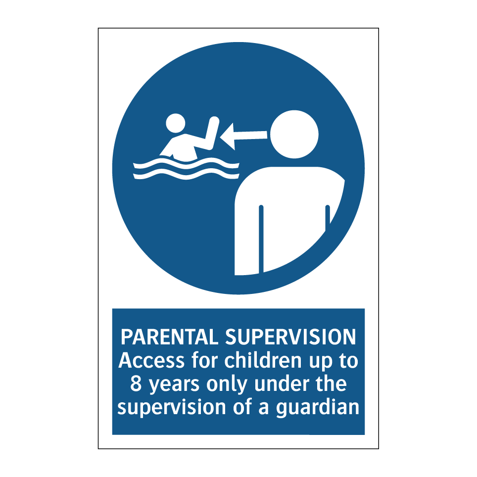 PARENTAL SUPERVISION Access for children up to 8 years only under the supervision of a guardian