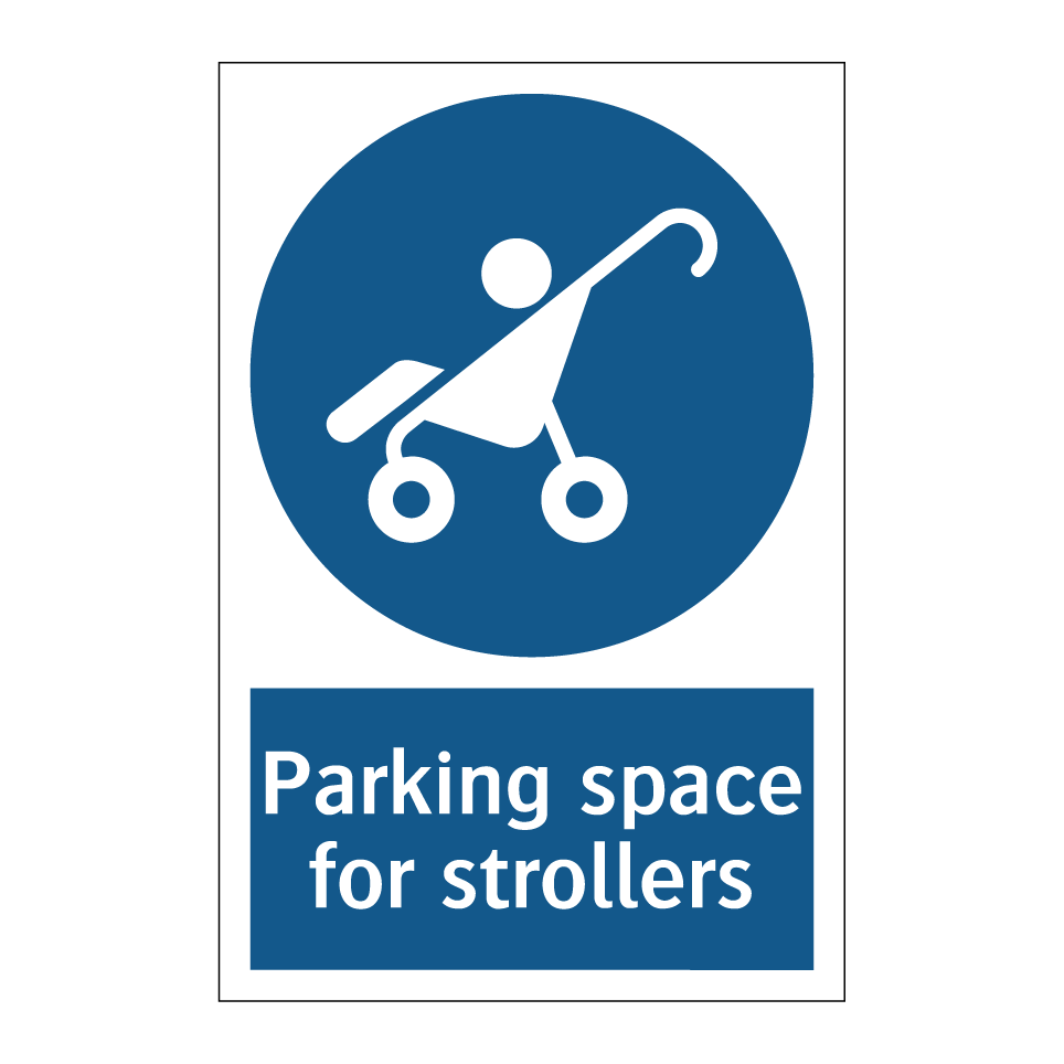 Parking space for strollers