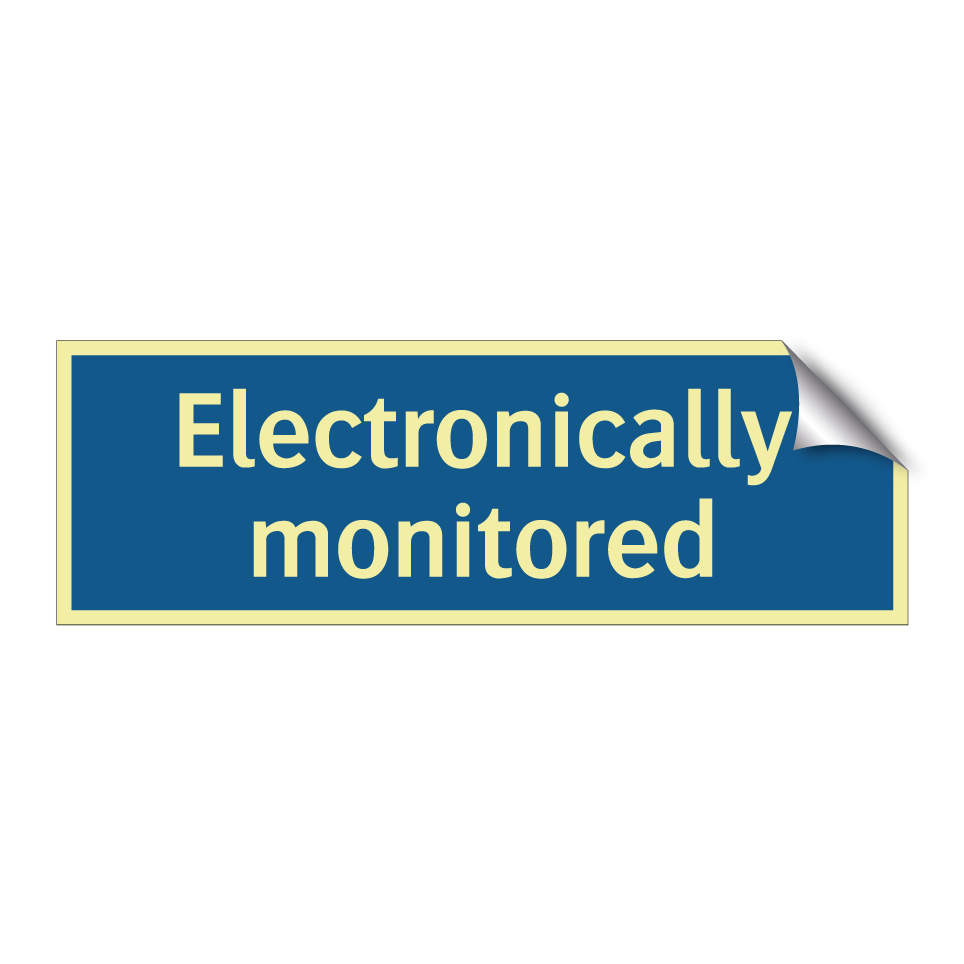 Electronically monitored